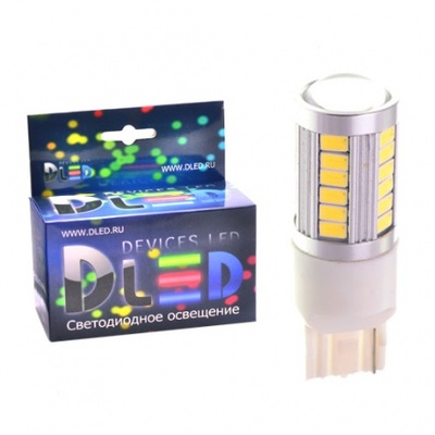 Светодиодная авто лампа W21W 7440 - Max-Road 33Led 13Вт Белая